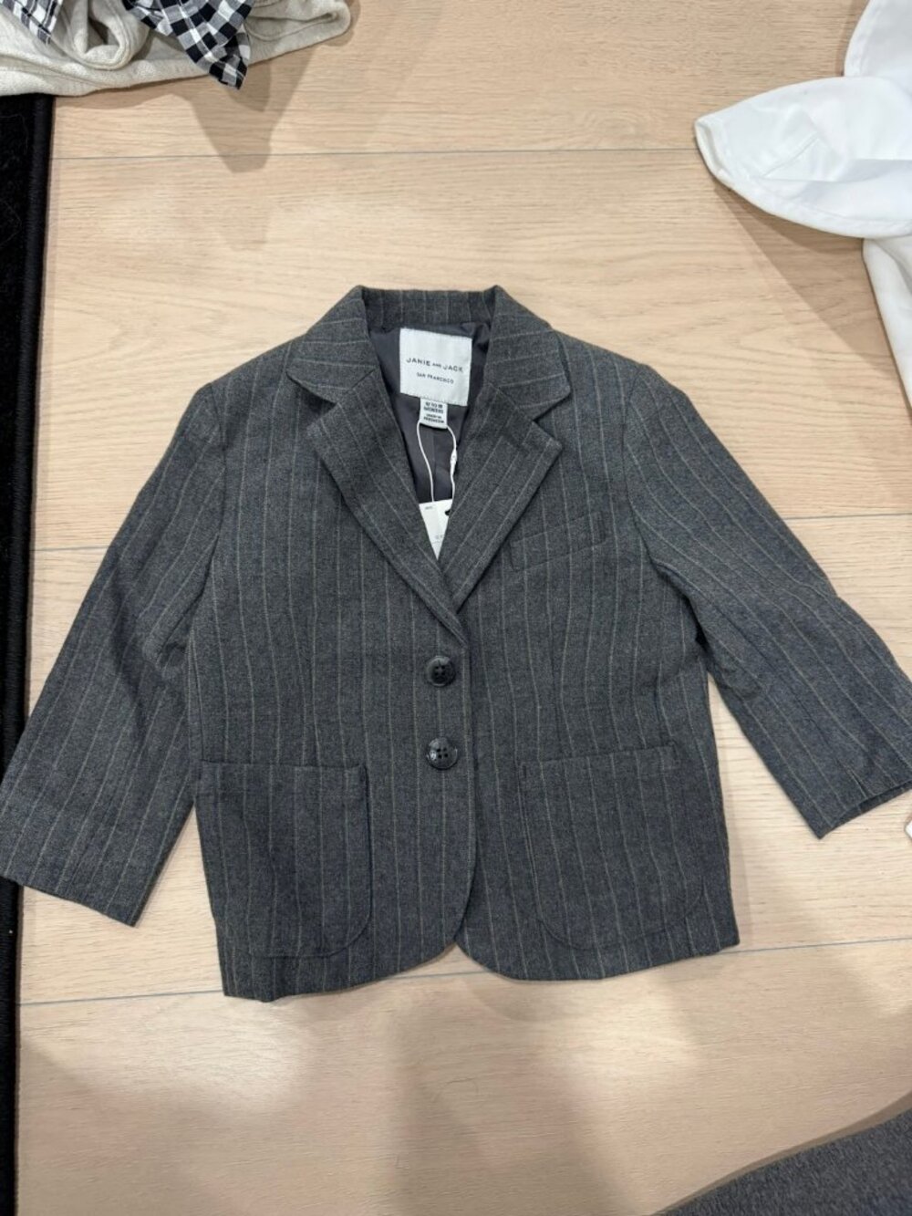 NWT Janie and Jack Blazer 12-18 months Gray